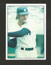1976 SSPC BASEBALL CARD # 450 RON BLOMBERG New York Yankees mint