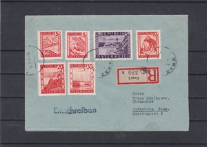 Sehr schön frankierter Reco Brief mit "Philatelistischer Note" gelaufen 1948 - Picture 1 of 3