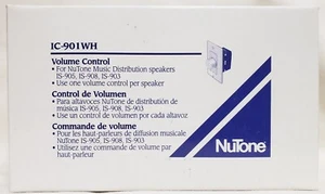 NuTone IC901WH AUDIO VOLUME CONTROL New in Box k5 - Picture 1 of 5