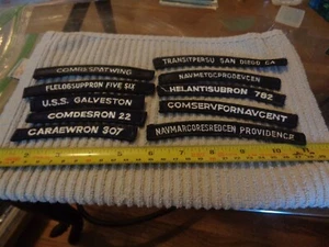 Zehn (10) verschiedene Navy Tabs oder Wippen (BOX KIWI BAG#XY28) - Bild 1 von 2