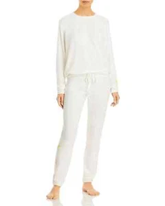 AQUA Women's Pastel Color Stars Pajama Set Size S - Picture 1 of 1