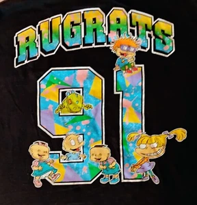 RUGRATS 91 Nickelodeon Cartoon Two Sided T-shirt Size XL - Picture 1 of 4