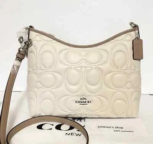 NWT Coach Laurel Shoulder Bag In Blocked Signature Leather CZ184/CZ178 - Picture 1 of 30