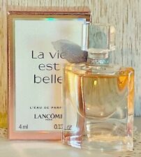Authentic Lancome La Vie est Belle  EDP 4ml House Miniature .135oz Collectible