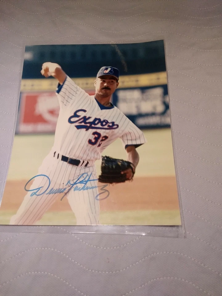 Dennis Martinez 1986-1993 Montreal Expos Autographed Signed 8x10 Photo - Image 1 of 1