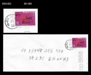 Telecommunication,Antenna,Morse Code communicator,Korea 1976 Cover - Picture 1 of 1