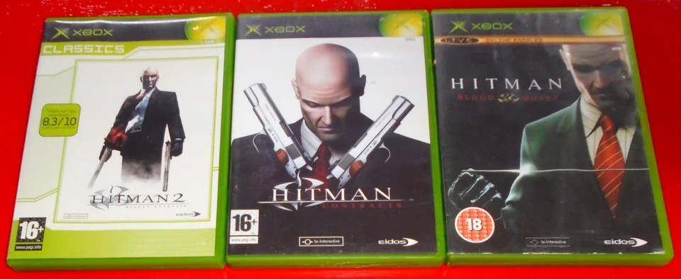 ** Original Xbox Hitman Trilogy Games - Hitman 2, Contracts and Blood Money - Image 1 of 1