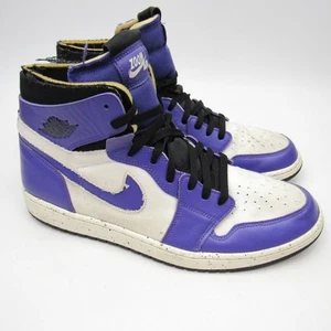 Nike Zoom Air Jordan 1 CMFT Größe 14 weiß schwarz crater lila CT0978-501 - Bild 1 von 20