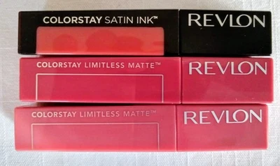 Revlon Colorstay Limitless Matte MIX LOT of 3 pcs SEE PHOTOS - Image 1 of 3