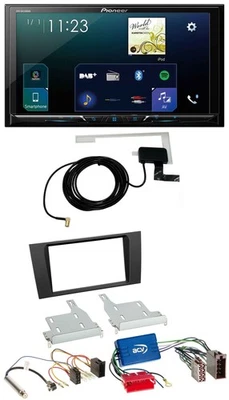 Pioneer 2DIN DAB USB MP3 Bluetooth Autoradio für Audi A4 99-01 B5 Symphony Aktiv - Bild 1 von 4