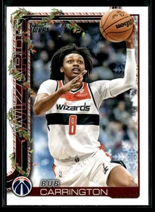2025-26 Topps Holiday #H76 Bub Carrington - Picture 1 of 2