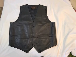 Coronado Pelle Uomo 52 CCW Doppio Nascosto Porta Tasca Fondina Gilet Nero - Foto 1 di 9