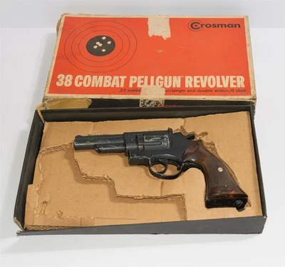 Parts or Repair Crosman USA 38C .22 Cal. Pellet Pistol CO2 Revolver Air Gun - Image 1 of 4