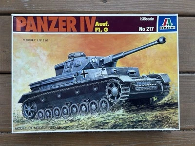 Tanque ITALERI 1/35 IV Ausf. Tanque alemán F1 F2 G Segunda Guerra Mundial modelo #217 nuevo caja abierta Foto 1 de 4