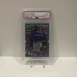 2018 Bowman - Chrome Prospects Ibandel Isabel Blue Shimmer Refractor /150 PSA 10 - Picture 1 of 2