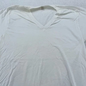 Vintage Jockey Shirt Mens XS White V Neck Classic Undershirt 100% Cotton 90s - Picture 1 of 7