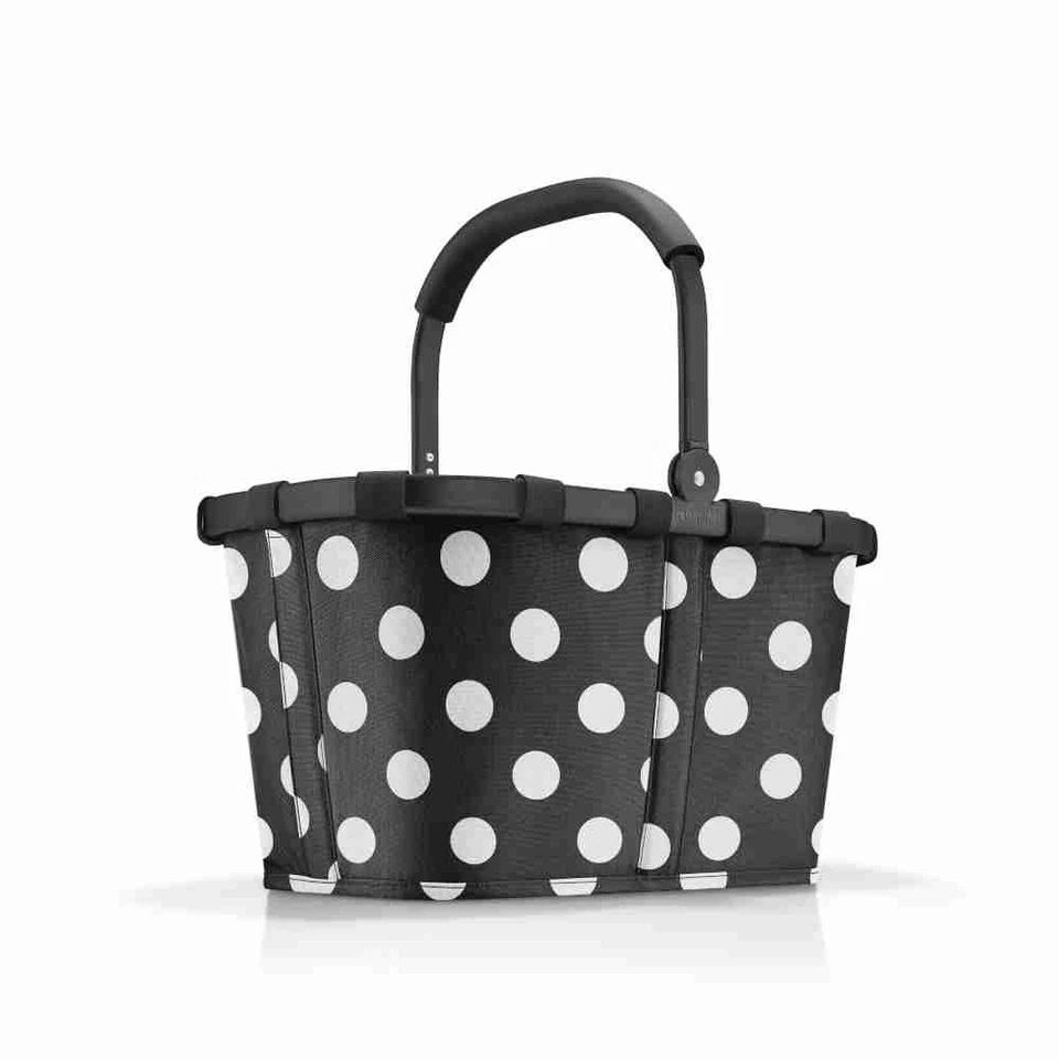 reisenthel Einkaufskorb Tasche Korb carrybag frame twist dots white BK7072