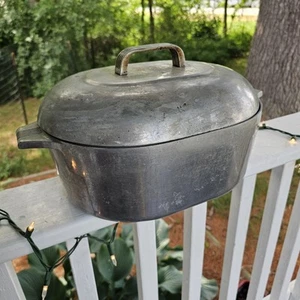 Vintage Wagner Ware 0- Sydney Magnalite 4265-P Roaster Dutch Oven no trivet 8 Q - Picture 1 of 14