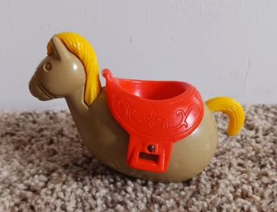 Caballo de rancho occidental Hasbro WEBLE WOBBLE de colección con silla de montar - 4,5" x 3" años 90 Foto 1 de 4