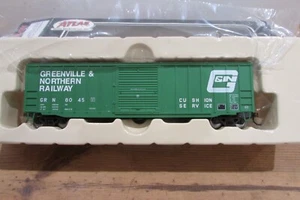Scala HO Atlas 20-000-260 ACF 50'6' Boc Car Greenville & Northern #8045 A4592 - Foto 1 di 5