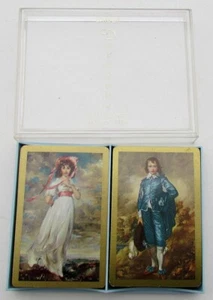 VINTAGE DURATONE PLAYING CARDS DOUBLE DECK w/ PLASIC BOX ARRCO PLAYING CARD CO. - Picture 1 of 3