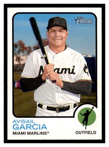 2022 Topps Heritage #252 AVISAIL GARCIA Miami Marlins