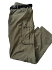 Pantalon de trek/randonnée homme style cargo ~ Parameta A ~ vert ~ Lge long