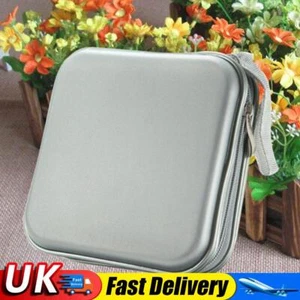 40pcs Capacity Disc CD DVD Wallet Storage Organizer Case Holder(Silver) UK - Afbeelding 1 van 8