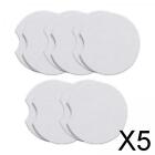 5X 10 Pieces Blank Car Coasters For Sublimation For Heat Press Painting Project