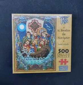 ST BRENDAN IL NAVIGATORE 500 pezzi puzzle deluxe, SIGILLATO Rachel Arbuckle - Foto 1 di 4