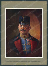 Farbporträt Höger Honvedminister K.u.K. GenObst Samuel Baron Hazai Ungarn 1918