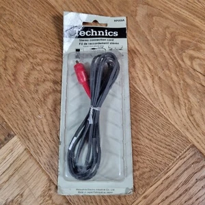Technics 3.5mm Stereo Jack to Twin 2 x RCA Cable Audio Aux Sound Lead - Picture 1 of 8