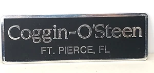 Coggin O'Steen Ft. Pierce FL Auto Car  Dealer Tin Emblem Badge VTG -GL443 - Bild 1 von 3