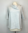 Saturday Sunday by Anthropologie Heather Gray Jersey Pullover Size XXS