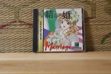 Kekkon Marriage Sega Saturn SS Japan Very Good- Condition!