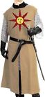 Medieval Tunic With Solaire of Astora Knights Templar Fancy Dress Reenactment