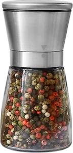 Pepper Grinder or Salt Shaker Professional Chef Best Spice Mill Brushed Steel - Picture 1 of 7