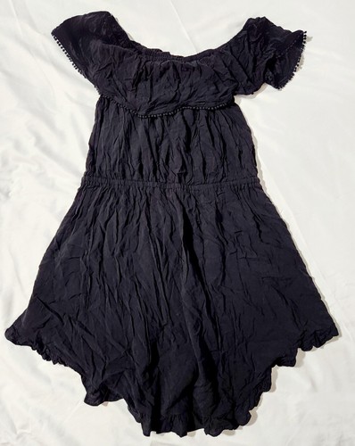 UNDERCOVER Abito donna nero senza maniche Victoria's Secret avvolgente davanti spalle fredde taglia M