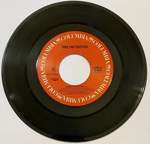 Five for Fighting " Superman ( Its Not Easy ) / America Town " 45 vinyl record - Picture 1 of 2