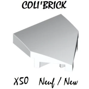 Lego 66956 - 50x Aile / Wedge 2 x 2 x 2/3 Pointed - Blanc White - NEUF - Imagen 1 de 1