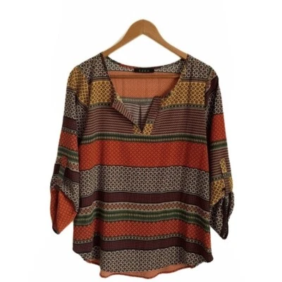 Top ezra cuello dividido popover para mujer talla S Foto 1 de 4