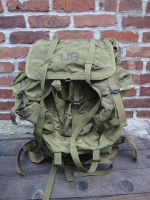 USGI Militar LC-1 ALICE Paquete de Campo MEDIANO Mochila Marco Cinturón Correas Bolso Excelente Foto 1 de 4