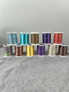 11 Ultra Signature DMC Madeira 30 Wt 40 Wt Metallic Rayon Thread Lot - Picture 1 of 8