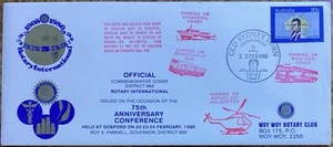 1980 ROTARY INTERNATIONAL COVER, LIMITED EDITION - Picture 1 of 2
