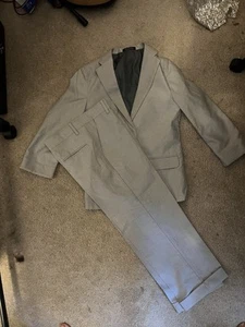 Young King Gray Nautica Boys Suit 2 pc 8 Regular NWOT - Picture 1 of 4