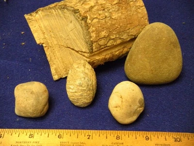 PIEDRAS DE JUEGO NATIVAS AMERICANAS - CHEROKEE CO ALABAMA - PIEDRAS DE JUEGO COOSA RIVER Foto 1 de 4