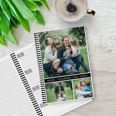 THE GIFTIE COMPANY 2026 2027 Diary PHOTO Personalised Week View Organiser School Office Planner