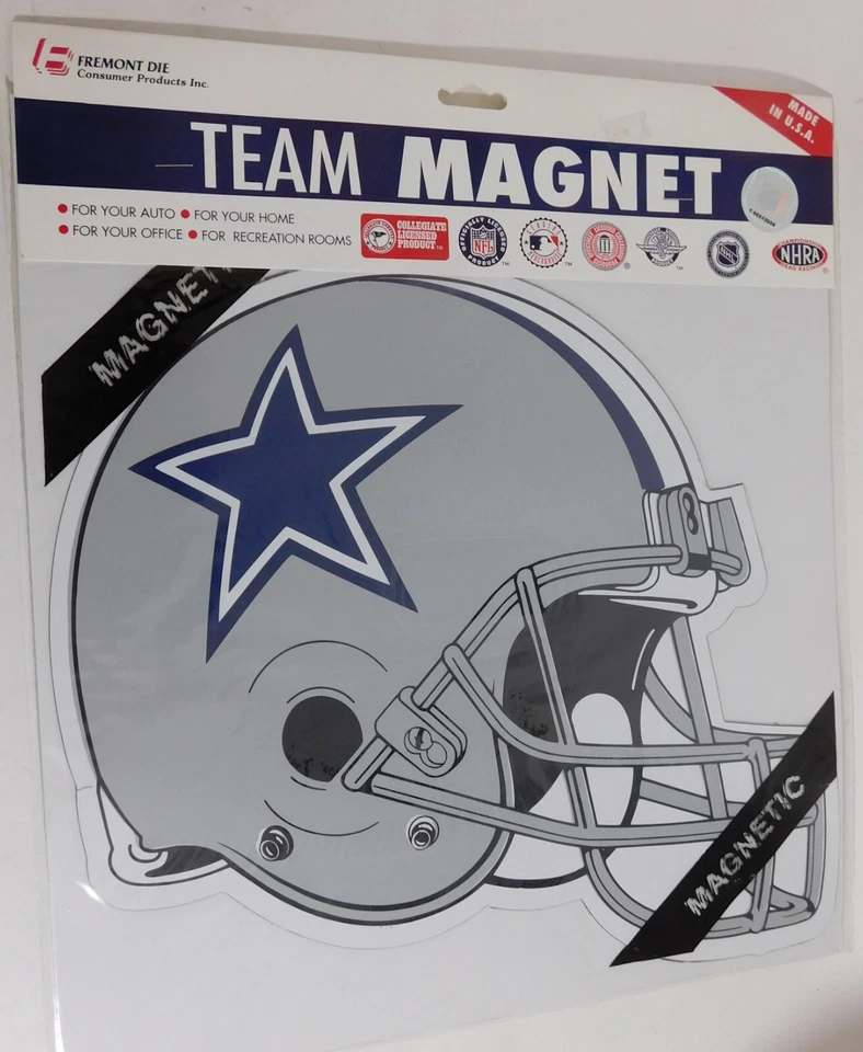 Cowboys Dallas Magnet Wall Sign 11" x 10" NFL  USA Deadstock NOS - Image 1 of 1