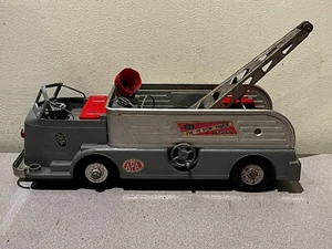 Vintage 1950s 17” Ideal Toy Co Fix It Tow Truck Toy Missing Parts Restoration - Picture 1 of 19