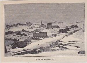 1905 -- GROENLAND VUE DE GODTHAB NUUK 3H817 - Foto 1 di 1